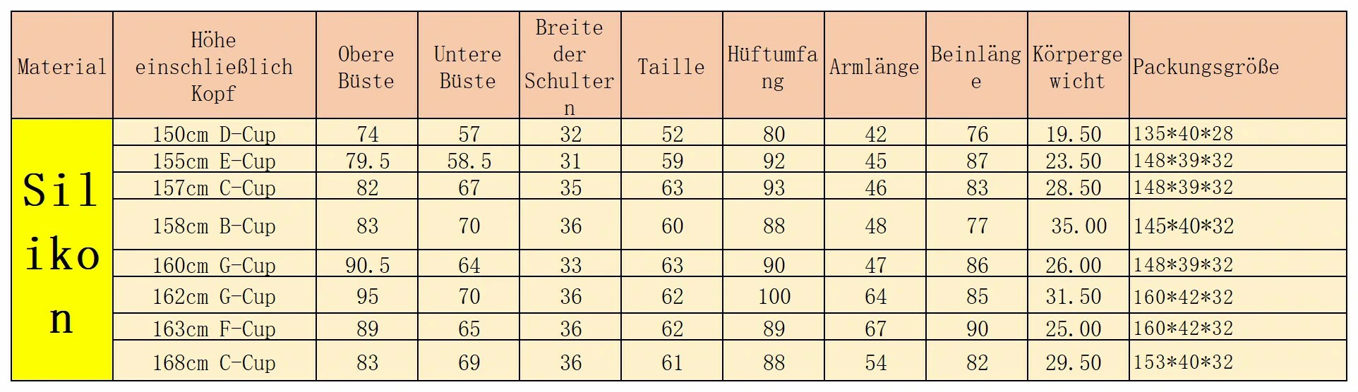 Leichtere Sexpuppe XT