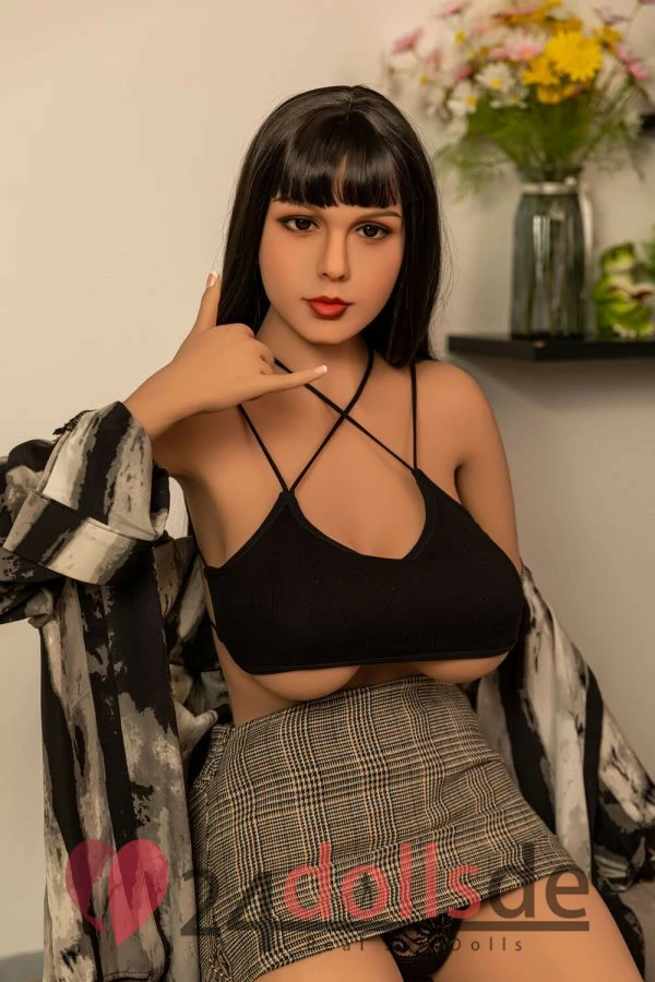 TPE Galaxy Doll Dunkelhäutig Neueste Sexpuppen mit Schlankem Körper