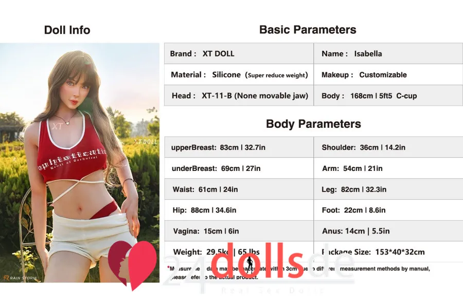 29.5kg 168cm Isabella